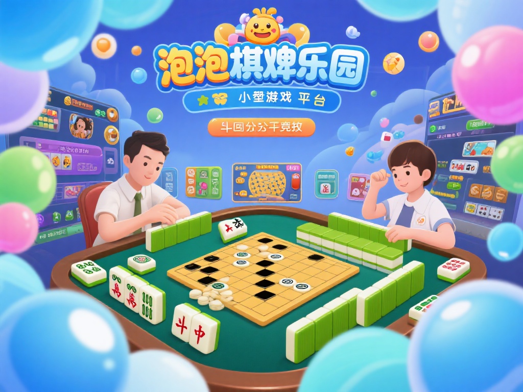 泡泡棋牌乐园不仅仅是一款简单的棋牌游戏平台，它融合