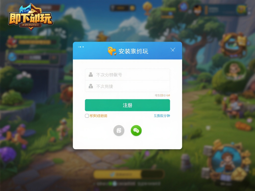 安装完成后，玩家只需注册一个账号，便可立即进入游戏